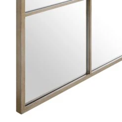 Herbert Industrial Metal Window Mirror 120 X 120 Cm, Antique Silver Effect 14 Herbert Industrial Metal Window Mirror 120 X 120 Cm, Antique Silver Effect -Daals MIRR 017 SILVER detail2