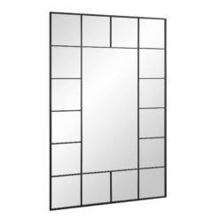 Herbert Full Length Metal Frame Window Mirror 180 X 120 Cm, Black 11 Herbert Full Length Metal Frame Window Mirror 180 X 120 Cm, Black -Daals MIRR 019 BLACK WB2