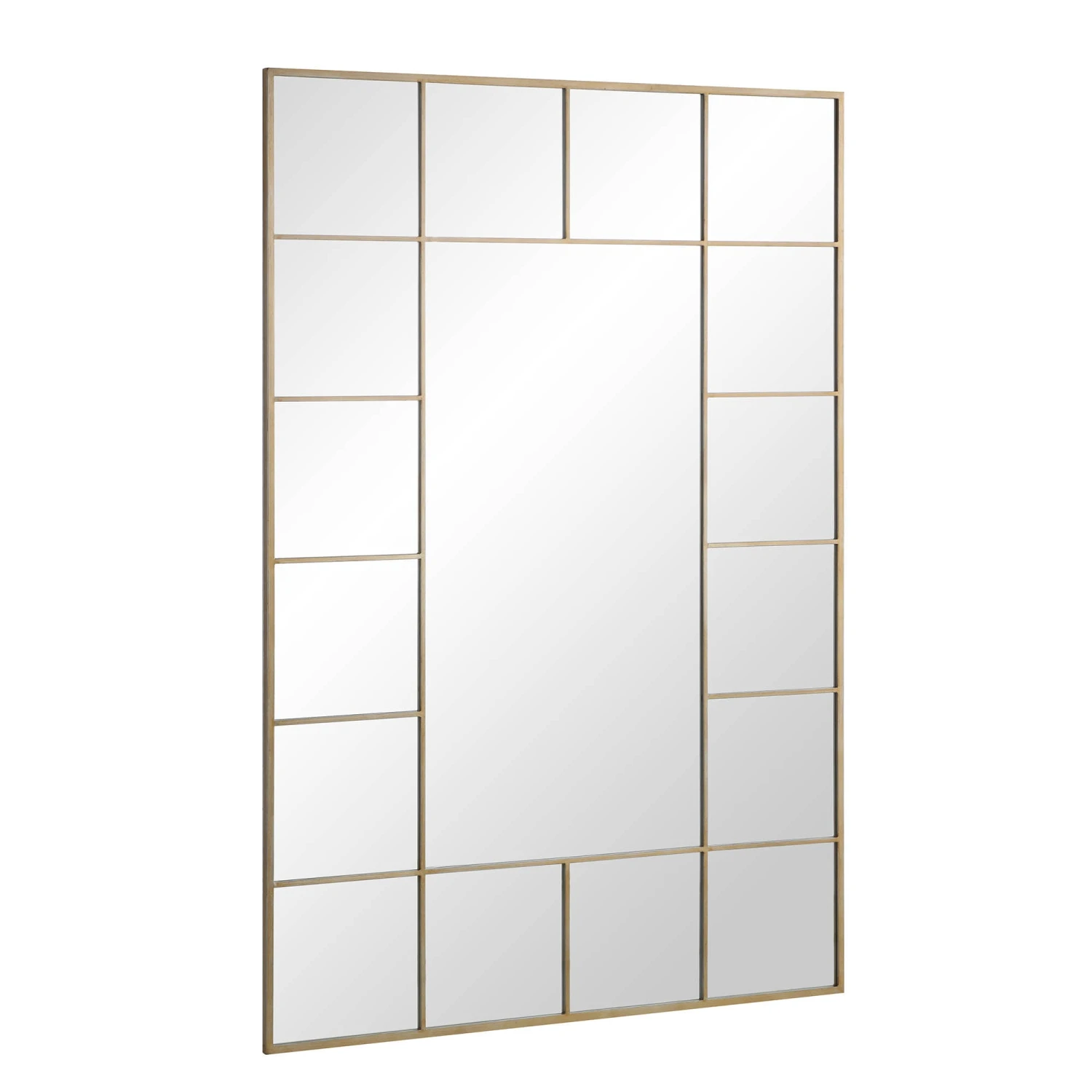 Herbert Full Length Metal Frame Window Mirror 180 X 120 Cm, Antique Silver Effect 4 Herbert Full Length Metal Frame Window Mirror 180 X 120 Cm, Antique Silver Effect - Image 4