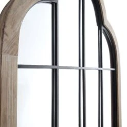 Southam Arched Full Length Wooden Frame Window Mirror 160 X 76 Cm -Daals MIRR 028 WOOD detail2