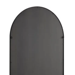 Beaumont Arched Full Length Metal Frame Mirror 178 X 76 Cm, Black -Daals MIRR 029 BLACK detail4