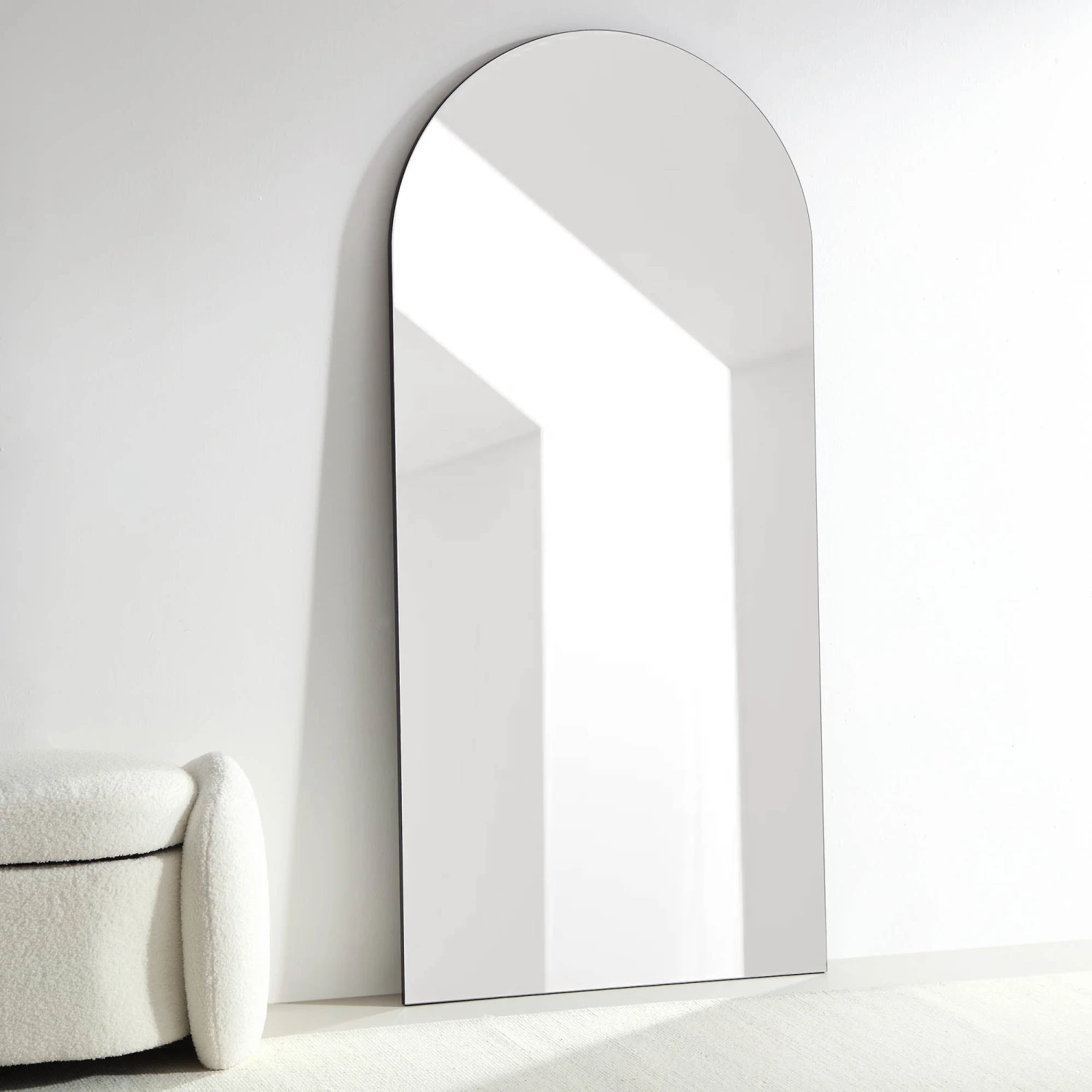 Concord Arched Frameless Full Length Mirror 170 X 80 Cm 2 Concord Arched Frameless Full Length Mirror 170 X 80 Cm - Image 2
