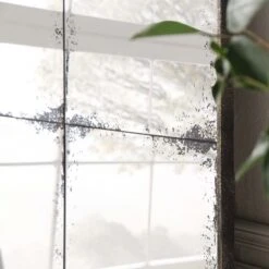 Bibury Antiqued Full Length Mirror Arched 180 X 100 Cm -Daals MIRR 043 BLACK scene2