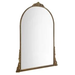 Mirabel Full Length Mirror 186 X 144 Cm, Antique Gold Effect -Daals MIRR 046 GOLD WB2