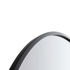 Dina Freestanding Arched Full Length Metal Frame Mirror 160 X 76 Cm, Black -Daals MIRR 049 BLACK detail2