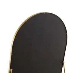 Dina Freestanding Arched Full Length Metal Frame Mirror 160 X 76 Cm, Gold Effect -Daals MIRR 049 GOLD detail3