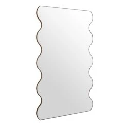 Luisa Wavy Curved Full Length Mirror 180 X 110 Cm, Gold 11 Luisa Wavy Curved Full Length Mirror 180 X 110 Cm, Gold -Daals MIRR 050 GOLD WB2
