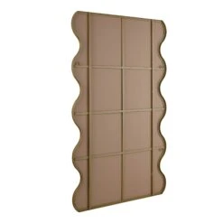 Luisa Wavy Curved Full Length Mirror 180 X 110 Cm, Gold 13 Luisa Wavy Curved Full Length Mirror 180 X 110 Cm, Gold -Daals MIRR 050 GOLD WB3