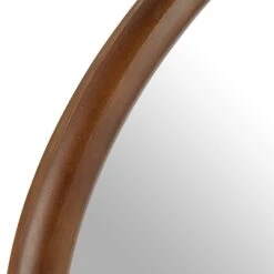 Edo Irregular Pebble Wall Wooden Mirror 100 X 76 Cm, Walnut 12 Edo Irregular Pebble Wall Wooden Mirror 100 X 76 Cm, Walnut -Daals MIRR 063 WALNUT detail1