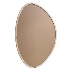 Edo Irregular Pebble Large Wooden Mirror 160 X 120 Cm, Walnut -Daals MIRR 073 WALNUT WB2