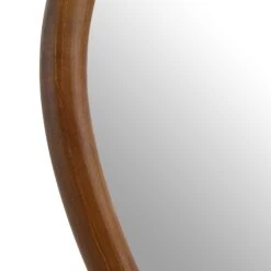 Edo Irregular Pebble Large Wooden Mirror 160 X 120 Cm, Walnut -Daals MIRR 073 WALNUT detail1
