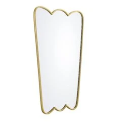 Berkeley Scalloped Edge Wall Mirror, Gold Effect -Daals MIRR 097 GOLD WB2