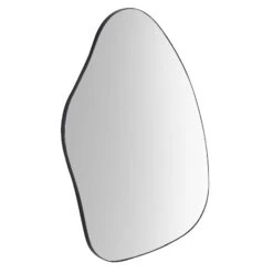 Pavia Irregular Shaped Extra Large Full Length Mirror 160 X 115 Cm, Black -Daals MIRR 102 BLACK WB2