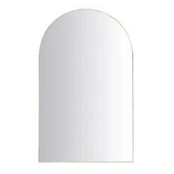 Eden Arched Full Length Metal Frame Mirror 180 X 110 Cm, Antique Gold Effect -Daals MIRR 138 ANTQGOLD WB1