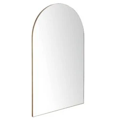 Eden Arched Full Length Metal Frame Mirror 180 X 110 Cm, Antique Gold Effect -Daals MIRR 138 ANTQGOLD WB2