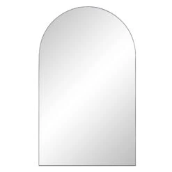 Eden Arched Full Length Metal Frame Mirror 180 X 110 Cm, Black -Daals MIRR 138 BLACK WB1