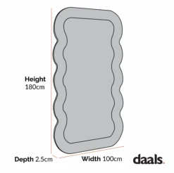 Venus Full Length Wave Mirror 180 X 100 Cm, Walnut 13 Venus Full Length Wave Mirror 180 X 100 Cm, Walnut -Daals MIRR 162 CHART 3