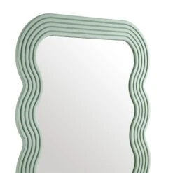 Venus Full Length Wave Mirror 180 X 100 Cm, Sage Green -Daals MIRR 162 SAGE detail1