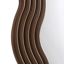 Venus Full Length Wave Mirror 180 X 100 Cm, Walnut 15 Venus Full Length Wave Mirror 180 X 100 Cm, Walnut -Daals MIRR 162 WOOD detail2
