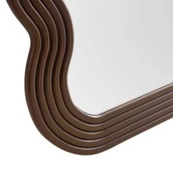 Venus Full Length Wave Mirror 180 X 100 Cm, Walnut 16 Venus Full Length Wave Mirror 180 X 100 Cm, Walnut -Daals MIRR 162 WOOD detail3