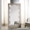Destin Wave Mirror 180 X 100 Cm, Taupe Gloss