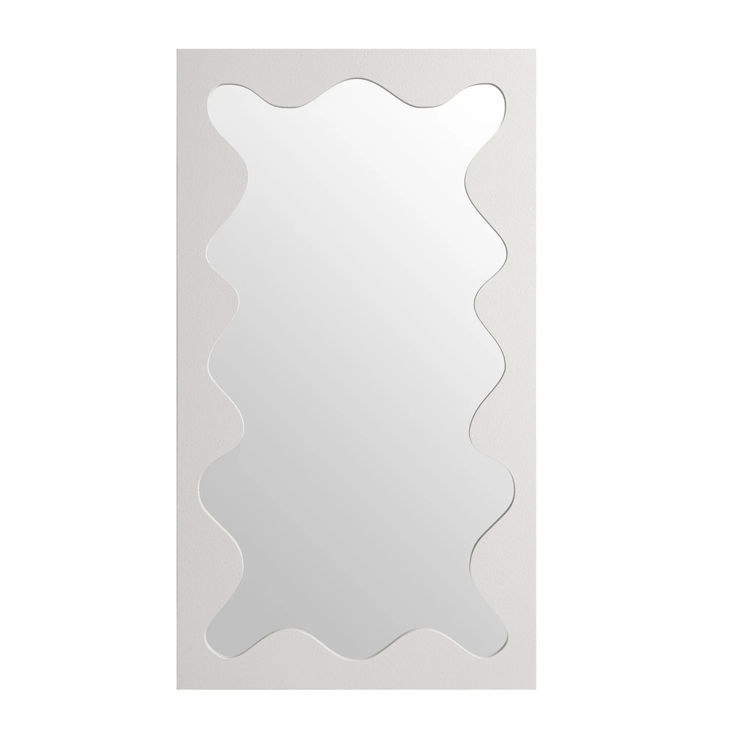 Destin Wave Mirror 180 X 100 Cm, White Matte 5 Destin Wave Mirror 180 X 100 Cm, White Matte - Image 5