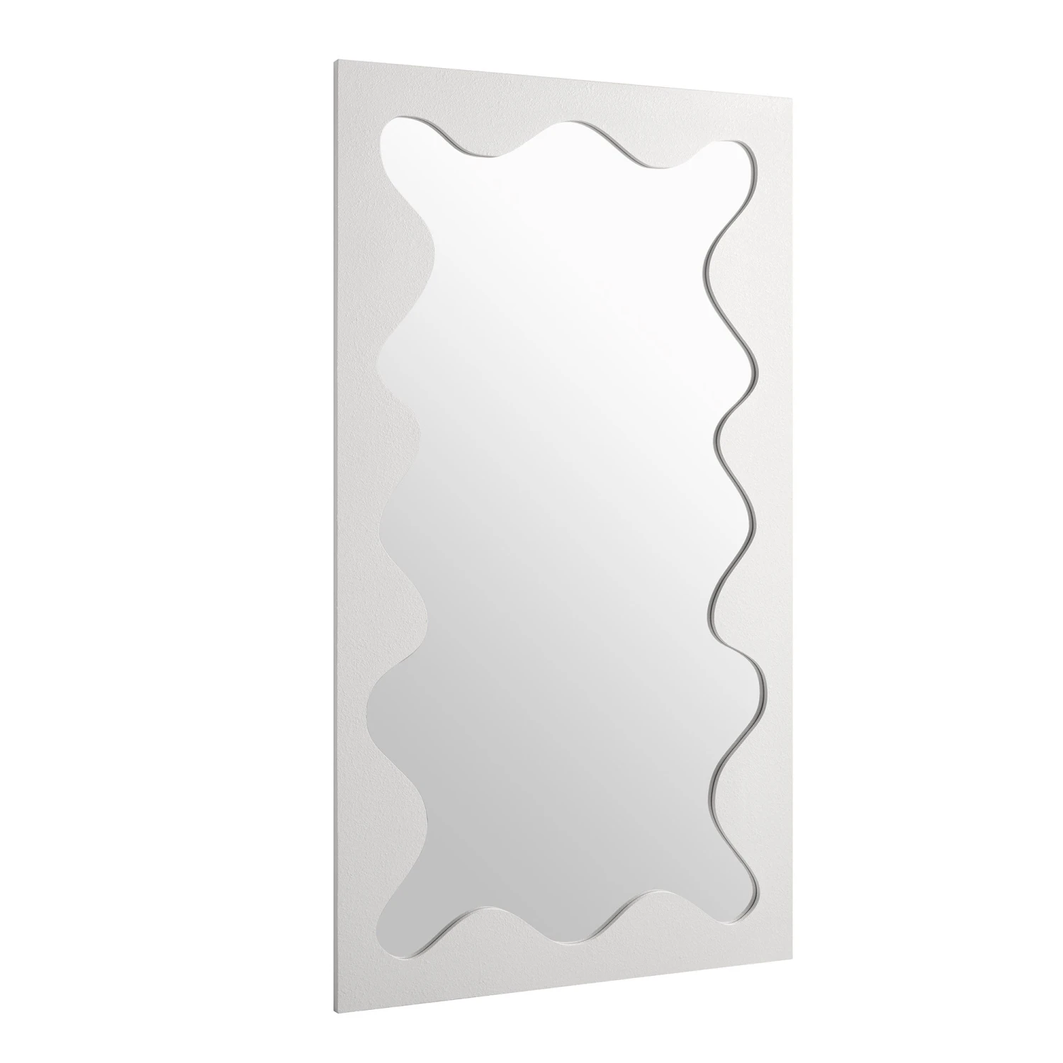 Destin Wave Mirror 180 X 100 Cm, White Matte 6 Destin Wave Mirror 180 X 100 Cm, White Matte - Image 6