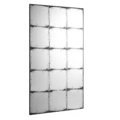 Bibury Antiqued Full Length Mirror Rectangular 180 X 100 Cm 11 Bibury Antiqued Full Length Mirror Rectangular 180 X 100 Cm -Daals MIRR 227 BLACK WB2