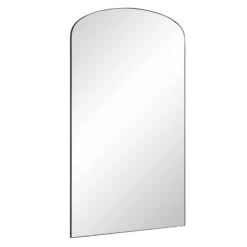 Emmy Extra-Large Black Arch Floor Mirror 180 X 100 Cm -Daals MIRR 278 BLACK WB2