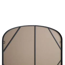 Emmy Black Arch Metal Frame Overmantle Mirror 90 X 120 Cm -Daals MIRR 279 BLACK detail3
