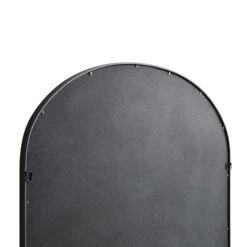 Portobello Arched Full Length Metal Frame Window Mirror 180 X 140 Cm, Black -Daals MIRR 280 BLACK detail2