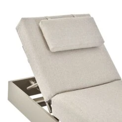 Jardin Aluminium Outdoor Sun Lounger, Pumice -Daals OD ALU1 PUMICE SUNLG detail1