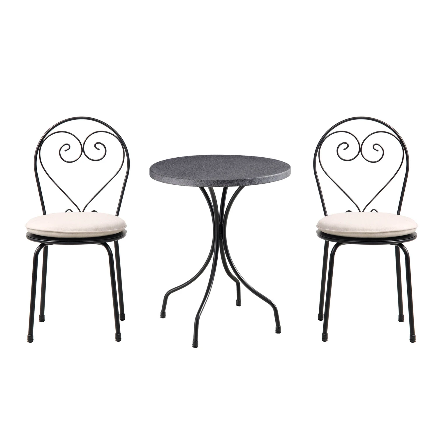 Haymes Metal Indoor And Outdoor Bistro Set 3 Haymes Metal Indoor And Outdoor Bistro Set - Image 3