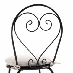 Haymes Metal Indoor And Outdoor Bistro Set 19 Haymes Metal Indoor And Outdoor Bistro Set -Daals OD BISTR 1067 BEIGE detail3