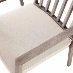 Earlswood Aluminium Washed Wood Effect Dining Set With Bench -Daals OD DINE 1001 NAT detail3