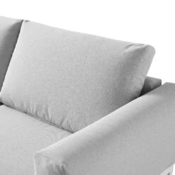 Calabasas Large Outdoor Fabric And Aluminium Corner Casual Dining Set With Rising Table, Light Grey -Daals OD DINE 1027 LIGHTGREY detail3