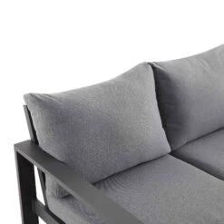 Albany Aluminium Large Corner Casual Dining Set With Rising Table, Grey -Daals OD DINE 1045 GREY detail3