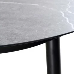 Montebello 6-Seater Outdoor Black Rope And Aluminium Oval Dining Set With Grey Ceramic Dining Table 21 Montebello 6-Seater Outdoor Black Rope And Aluminium Oval Dining Set With Grey Ceramic Dining Table -Daals OD DINE 1072 BLACK detail5