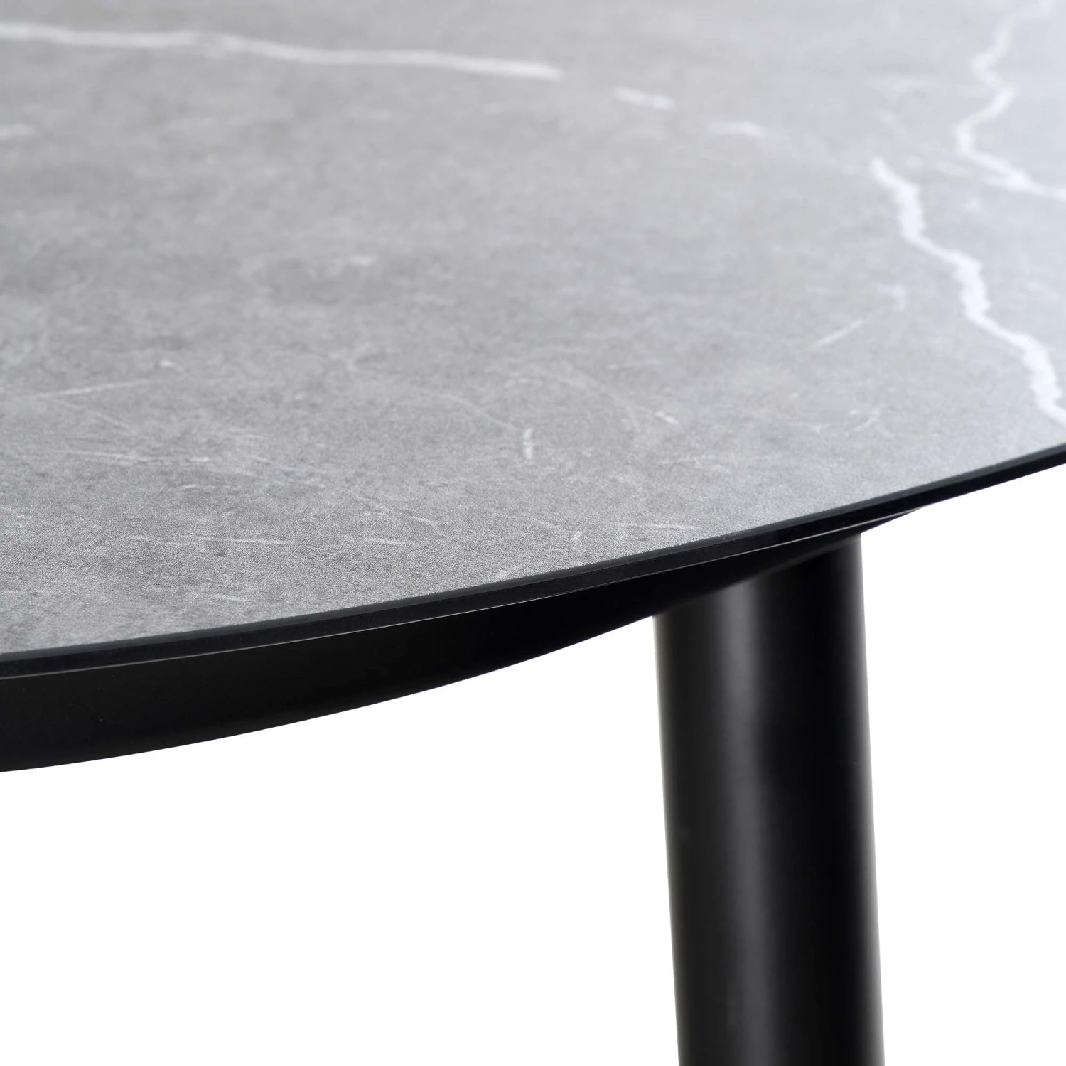 Montebello 6-Seater Outdoor Black Rope And Aluminium Oval Dining Set With Grey Ceramic Dining Table 11 Montebello 6-Seater Outdoor Black Rope And Aluminium Oval Dining Set With Grey Ceramic Dining Table - Image 11