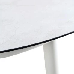 Montebello 6-Seater Outdoor Taupe Rope And Aluminium Oval Dining Set With White Ceramic Dining Table -Daals OD DINE 1072 WHITE detail4