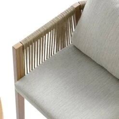 Pedra Rope And Aluminium Outdoor 6-Seater Round Dining Set, Natural 35 Pedra Rope And Aluminium Outdoor 6-Seater Round Dining Set, Natural -Daals OD DINE 2094 NAT SET detail5