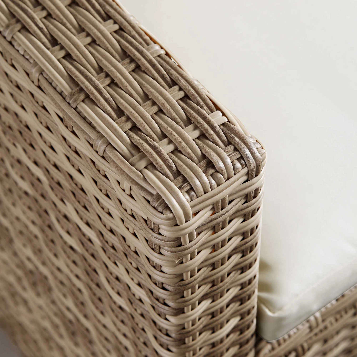 Granchester Rattan Rectangular Corner Dining Sofa Set With Rising Table, Natural 17 Granchester Rattan Rectangular Corner Dining Sofa Set With Rising Table, Natural - Image 17