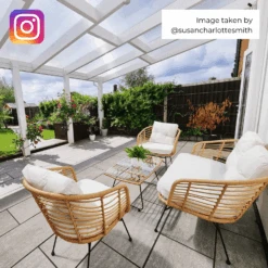 St Loy Natural 4 Seater Rattan Sofa Set -Daals OD SF 008 scene4