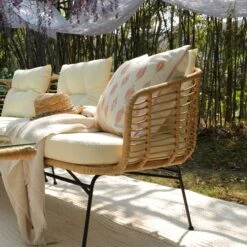 St Loy Natural Rattan Corner Sofa Set With Table -Daals OD SF 016 scene5