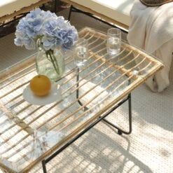 St Loy Natural Rattan Corner Sofa Set With Table -Daals OD SF 016 scene6