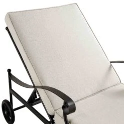 Haymes Metal Sun Lounger With Wheels -Daals OD SLG 161 BEIGE detail2
