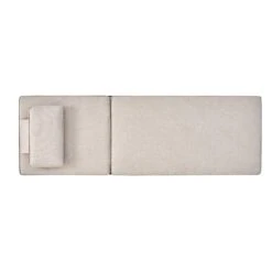 Hampshire Round Wicker Rattan Sun Lounger, Natural -Daals OD SLG 580 NAT WB4