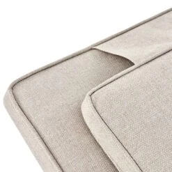 Hampshire Round Wicker Rattan Sun Lounger, Natural -Daals OD SLG 580 NAT detail4