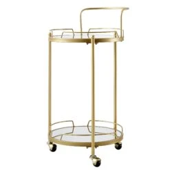 Berkeley Gold Effect Drink Trolley -Daals TRLY 357 GOLD WB1