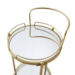 Berkeley Gold Effect Drink Trolley -Daals TRLY 357 GOLD detail1